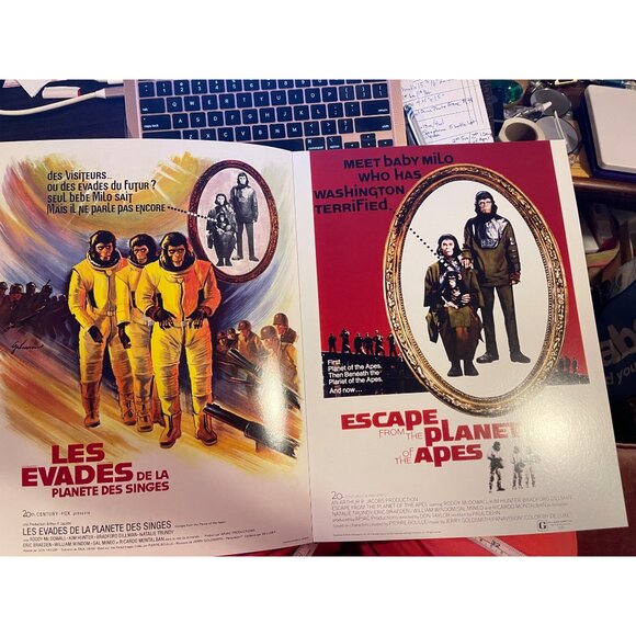 The Planet of the Apes Saga Poster 40 Piece Collection 12" x 16” Posters - Picture 8 of 13